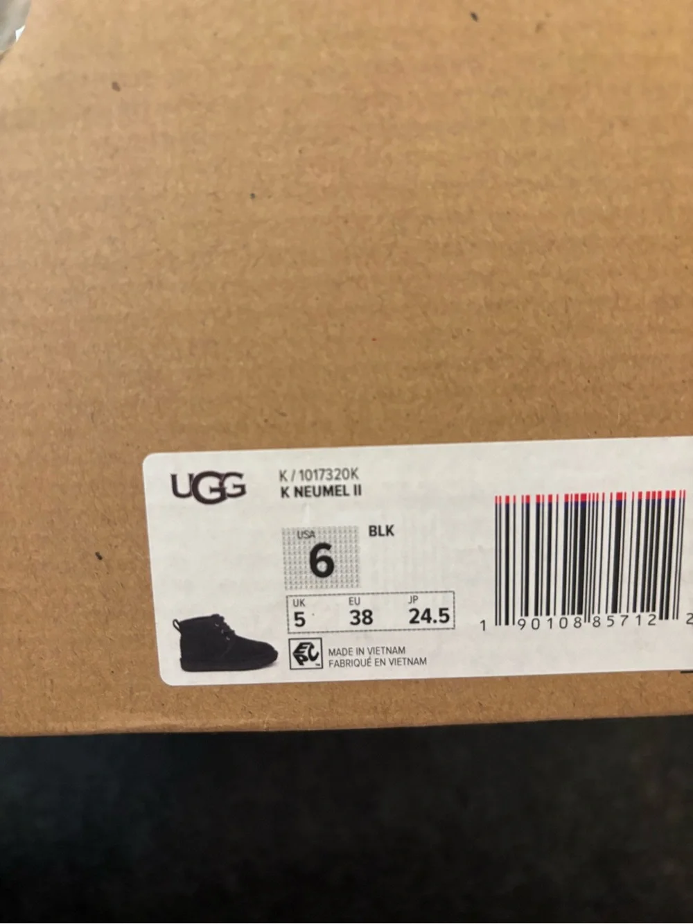 UGG Men’s Black Suede Ankle Boot